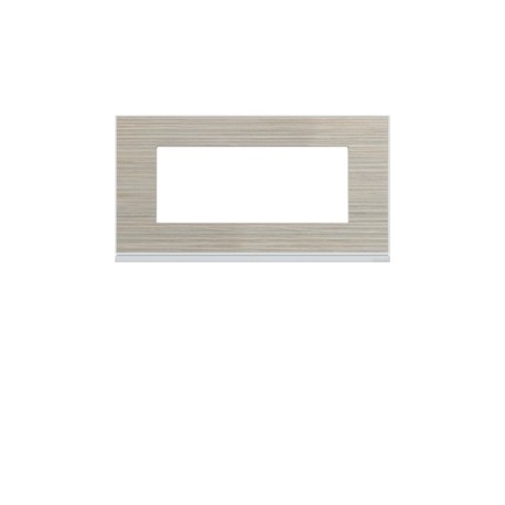 Plaque 5M E71 latté - APPAREILLAGE MURAL GALLERY HAGER WXP2505