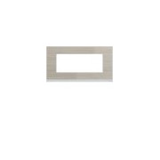 Plaque 5M E71 latté - APPAREILLAGE MURAL GALLERY HAGER WXP2505