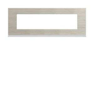Plaque 8M E71 latté - APPAREILLAGE MURAL GALLERY HAGER WXP2508