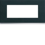 Plaque 5M E71 dark rock - APPAREILLAGE MURAL GALLERY HAGER WXP4405