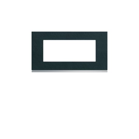 Plaque 5M E71 dark rock - APPAREILLAGE MURAL GALLERY HAGER WXP4405