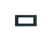 Plaque 5M E71 dark rock - APPAREILLAGE MURAL GALLERY HAGER WXP4405