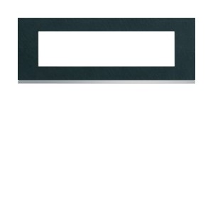 Plaque 8M E71 dark rock - APPAREILLAGE MURAL GALLERY HAGER WXP4408