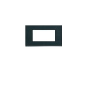 Plaque 4M E57 dark rock - APPAREILLAGE MURAL GALLERY HAGER WXP4434