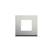 Plaque 1P antique alu - APPAREILLAGE MURAL GALLERY HAGER WXP4502