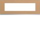 Plaque 8M E71 cord leather - APPAREILLAGE MURAL GALLERY HAGER WXP5108