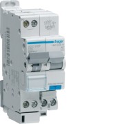 Disj.dif 1P+N 4.5-6kA C-16A 30 - DISJ. DIFF.PH-N  HAGER ADC816F