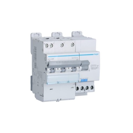 Disj.dif 3P+N 6-10kA C-16A 300 - DISJ. DIFF.3PH-N  HAGER AFC416F