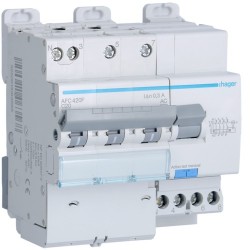 Disj.dif 3P+N 6-10kA C-20A 300 - DISJ. DIFF.3PH-N HAGER AFC420F