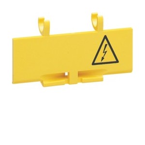 Cache bornes plomb jaune Disj. - DISJ. DIFF.PH-N  HAGER AZ010