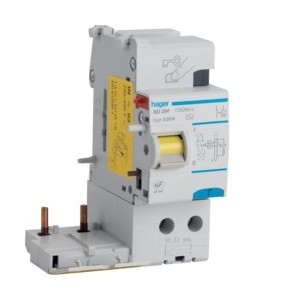 Bloc dif 2P 63A 30mA AC - BLOCS DIFFERENTIELS  HAGER BD264