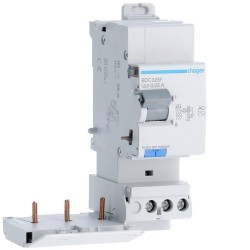 Bloc dif 3P 25A 30mA AC - BLOCS DIFFERENTIELS HAGER BDC325F