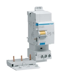 Bloc dif 3P 40A 30mA AC - BLOCS DIFFERENTIELS  HAGER BDC340F