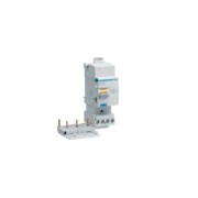 Bloc dif 3P+N 25A 30mA AC - BLOCS DIFFERENTIELS  HAGER BDC425F