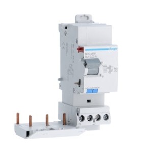 Bloc dif 3P+N 40A 30mA AC - BLOCS DIFFERENTIELS  HAGER BDC440F