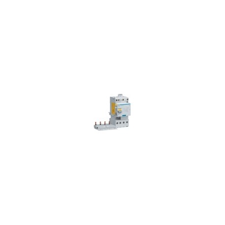 Bloc dif 2xsort.4P 40A 30mA AC - BLOCS DIFFERENTIELS HAGER BDC840