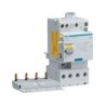 Bloc dif 2xsort.4P 40A 30mA AC - BLOCS DIFFERENTIELS HAGER BDC840