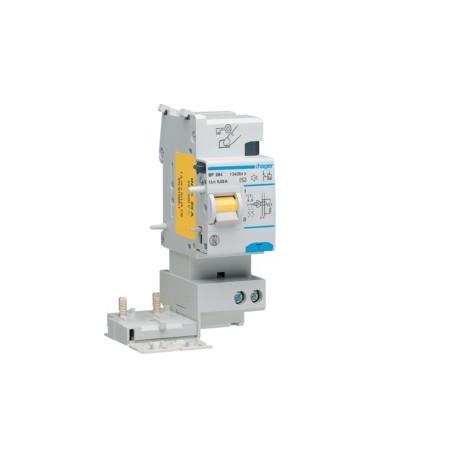 Bloc dif 2P 63A 300mA AC - BLOCS DIFFERENTIELS HAGER BF264