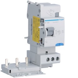 Bloc dif 3P 25A 300mA AC - BLOCS DIFFERENTIELS HAGER BF326