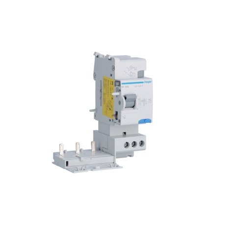 Bloc dif 3P 25A 300mA AC - BLOCS DIFFERENTIELS  HAGER BF326