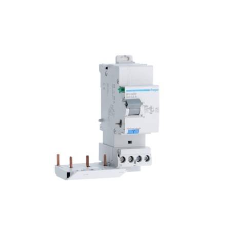 Bloc dif 3P+N 25A 300mA AC - BLOCS DIFFERENTIELS  HAGER BFC425F