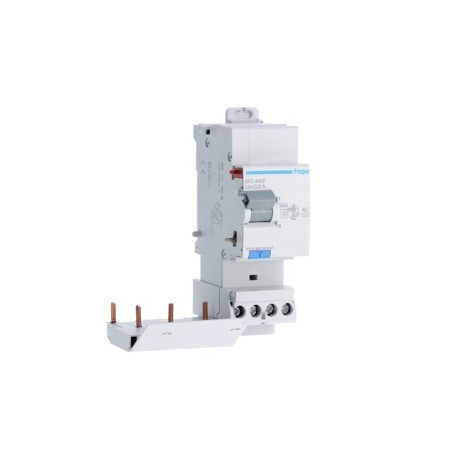 Bloc dif 3P+N 40A 300mA AC - BLOCS DIFFERENTIELS  HAGER BFC440F