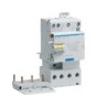 Bloc dif 2xsort.3P+N 40A 300mA - BLOCS DIFFERENTIELS HAGER BFC940F