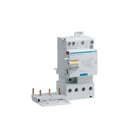 Bloc dif 2xsort.3P+N 40A 300mA - BLOCS DIFFERENTIELS  HAGER BFC940F