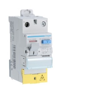 Inter dif 1P+N 25A 10mA AC BD - INTER DIFF BIPOLAIR  HAGER CCC125F