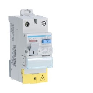 Inter dif 1P+N 63A 30mA AC BD - INTER DIFF BIPOLAIR  HAGER CDC163F