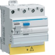 Inter dif 3P+N 40A 30mA AC BD - INTER. DIFF. TETRA.  HAGER CDC840F
