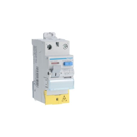 Inter dif 1P+N 63A 100mA AC BD - INTER DIFF BIPOLAIR  HAGER CEC163F