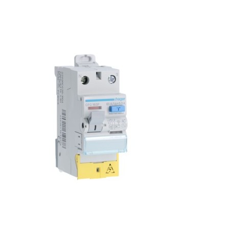 Inter dif 1P+N 63A 300mA AC BD - INTER DIFF BIPOLAIR  HAGER CFC163F