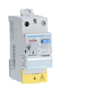 Inter dif 1P+N 25A 500mA AC BD - INTER DIFF BIPOLAIR  HAGER CGC125F