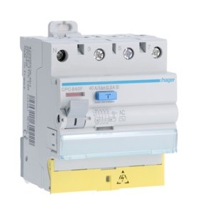 ID 3P+N 40A 300mA ACS BD - INTER. DIFF. TETRA.  HAGER CPC840F
