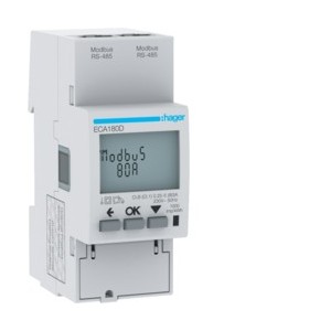 COMPTEUR MONO 80A AGARDIO MID - GESTION DU BATIMENT  HAGER ECA180D