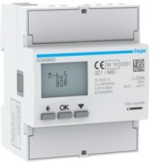 COMPTEUR TRI 80A MBUS MID - GESTION DU BATIMENT  HAGER ECM380D