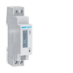 COMPTEUR MONO 40A - GESTION DU BATIMENT  HAGER ECN140D