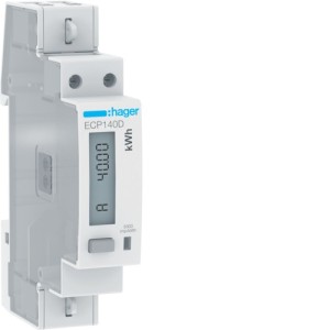 COMPTEUR MONO 40A MID - GESTION DU BATIMENT  HAGER ECP140D
