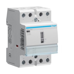 Contacteur manu 40A, 2F, 230V - AUTOMATISMES  HAGER ERC240