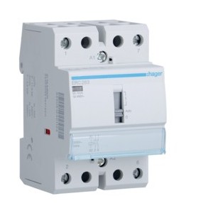Contact cde manu 63A, 2F, 230V - AUTOMATISMES  HAGER ERC263