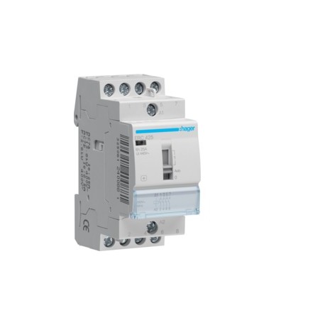 Contact cde manu 25A, 4F, 230V - AUTOMATISMES  HAGER ERC425