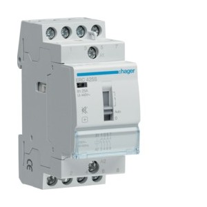 Contact sil manu 25A, 4F, 230V - AUTOMATISMES  HAGER ERC425S