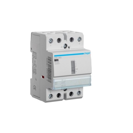 Contact cde manu 63A, 2F, 24V - AUTOMATISMES  HAGER ERD263