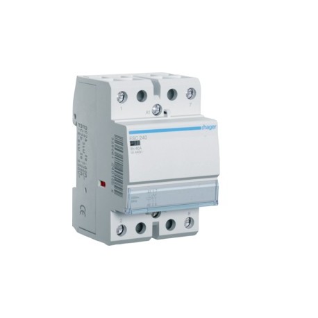 Contact 40A, 2F, 230V - AUTOMATISMES  HAGER ESC240