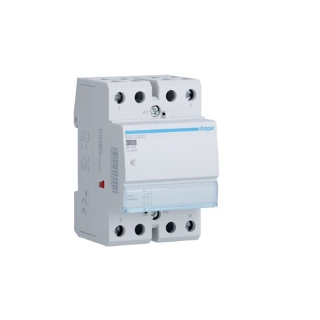 Contact sil 40A, 2F, 230V - AUTOMATISMES HAGER ESC240S