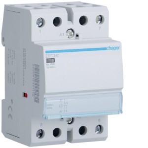 Contact 40A, 2O, 230V - AUTOMATISMES  HAGER ESC241