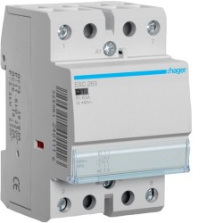Contact 63A, 2F, 230V - AUTOMATISMES HAGER ESC263