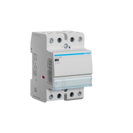 Contact 63A, 2F, 230V - AUTOMATISMES  HAGER ESC263