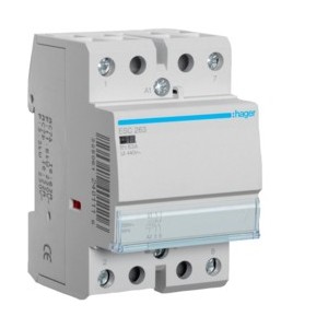 Contact 63A, 2F, 230V - AUTOMATISMES  HAGER ESC263